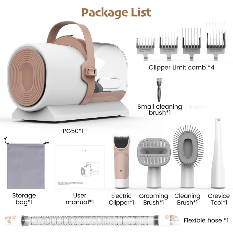 電動ペット用毛取り器（吸引機能付き）猫の毛用多機能グルーミン - Pet Grooming のレビューと価格