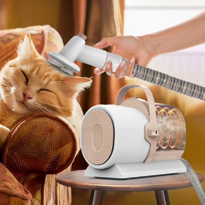 電動ペット用毛取り器（吸引機能付き）猫の毛用多機能グルーミン - Pet Grooming のレビューと価格