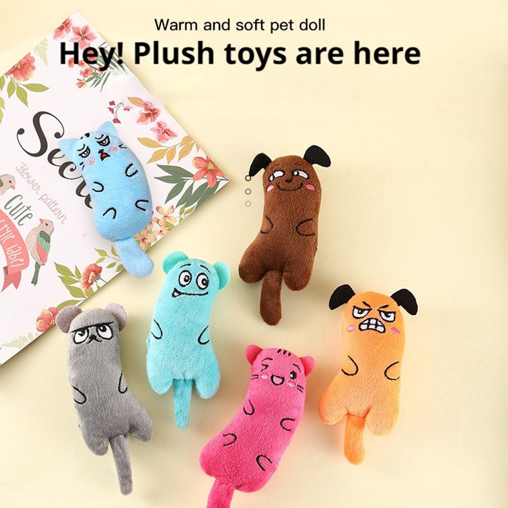 漫画風表情の猫のおもちゃ、ぬいぐるみペット用品、内蔵キャット - Catnip Interactive Plush Mouse のレビューと価格