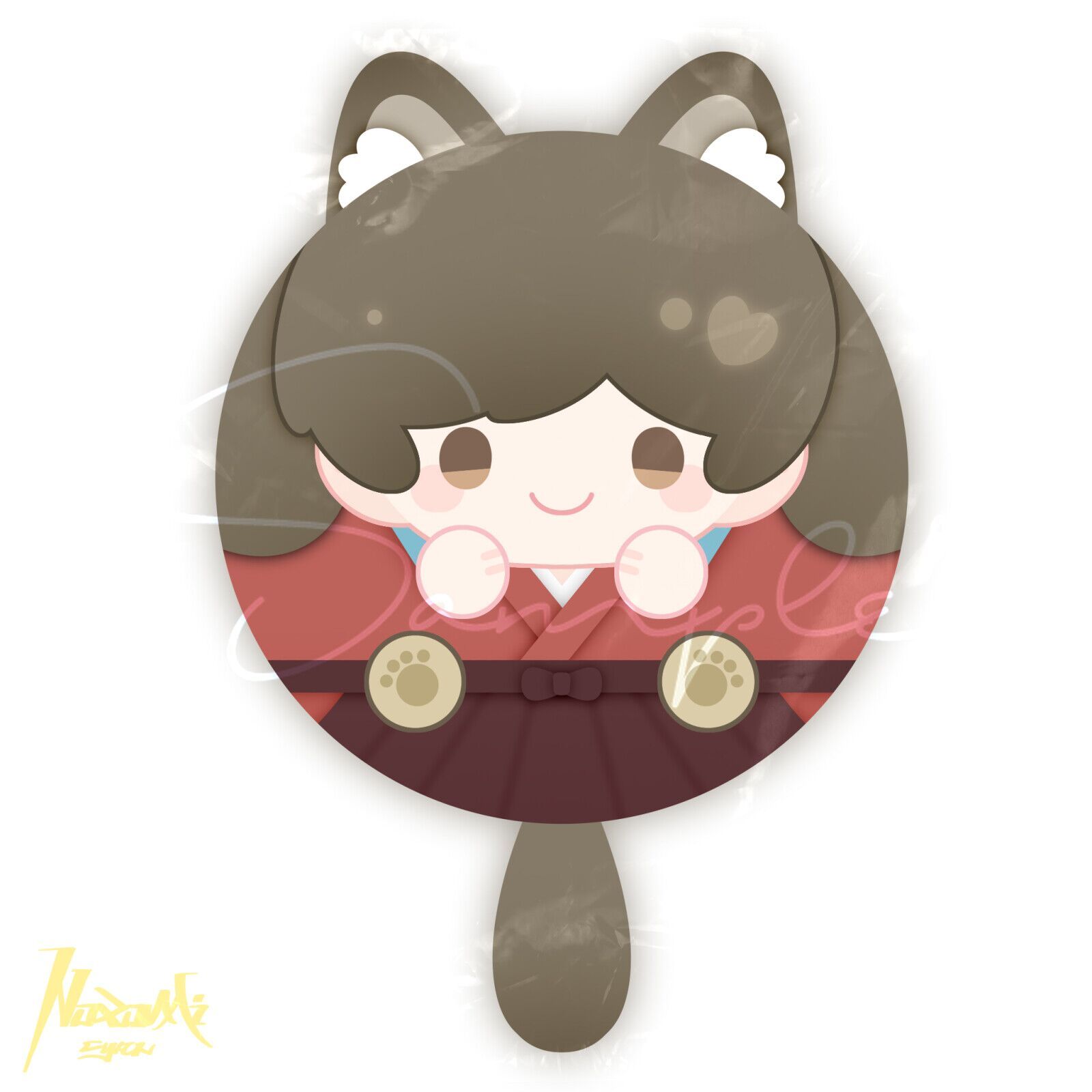 神様キス まもずのん子 猫耳ぬいぐるみモチペンダント 空蝉ア - Cat Toys のレビューと価格