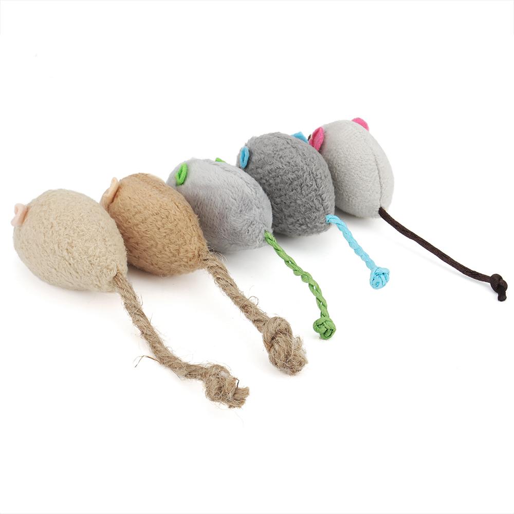 ポータブル面白いインタラクティブ子猫ぬいぐるみフェイクマウス - Catnip Interactive Plush Mouse のレビューと価格