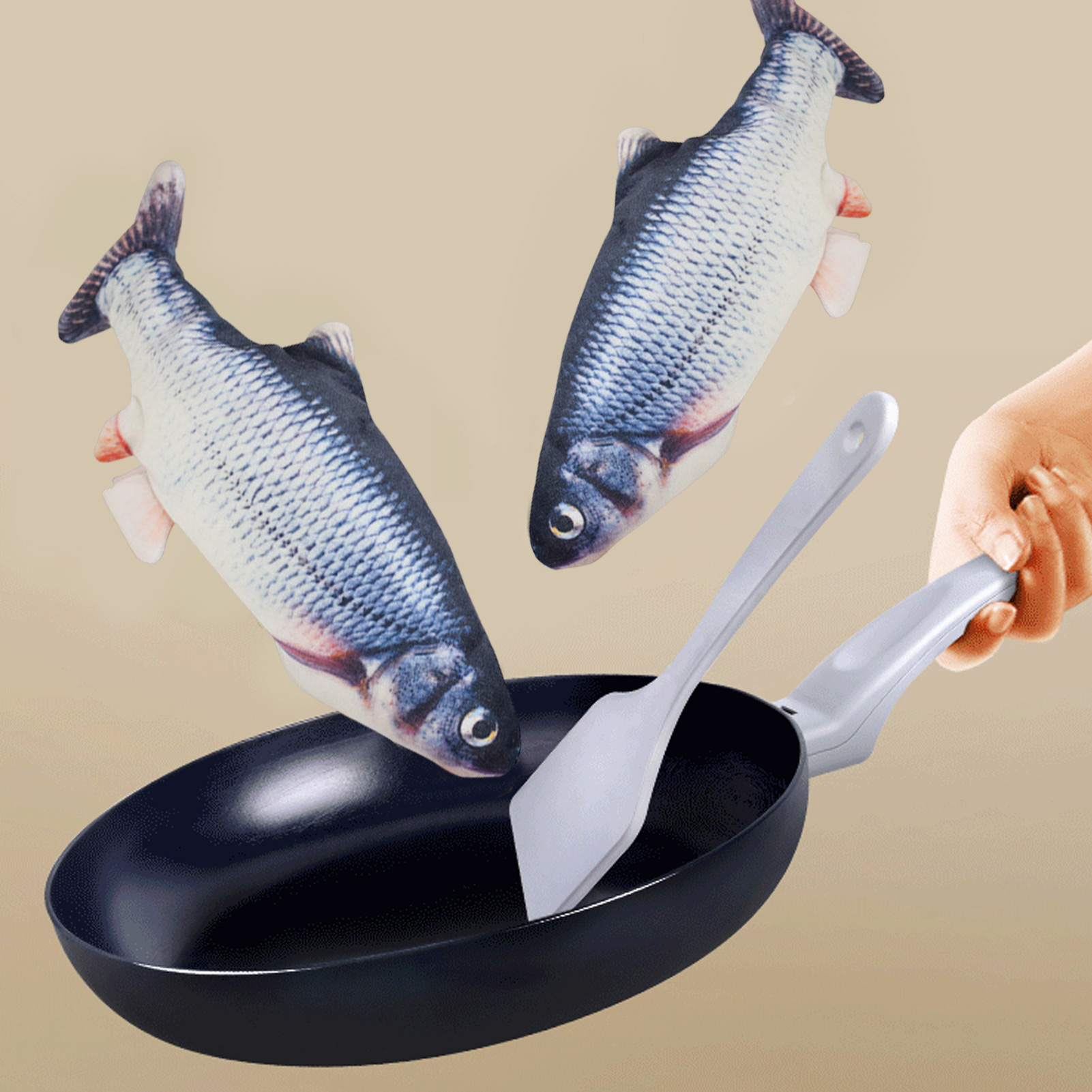 猫のおもちゃ 魚 USB充電式 電動フロッピーフィッシュ 猫 - Electric Floppy Fish Dog Toy のレビューと価格
