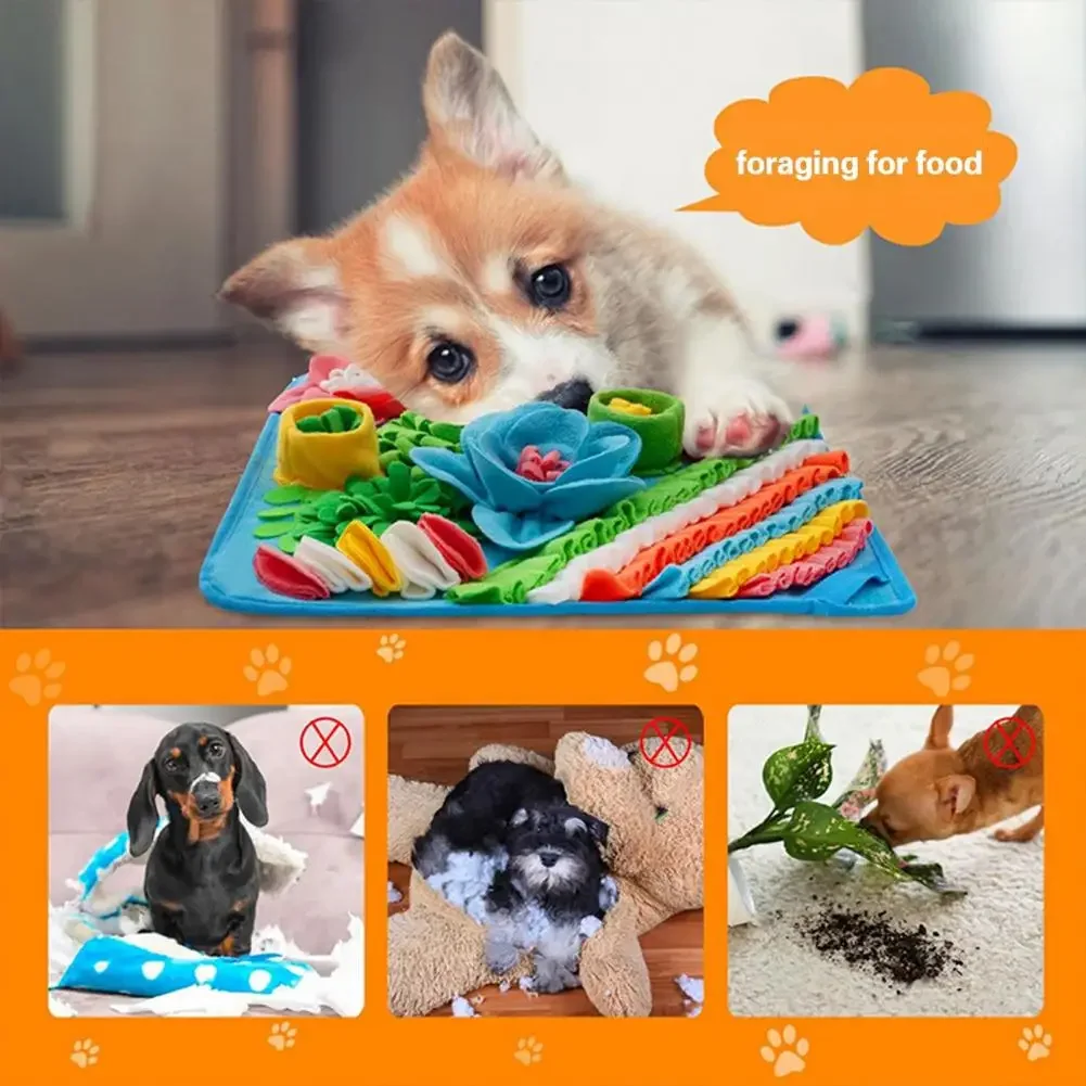 犬用嗅覚トレーニングおもちゃ、犬用捜索救助スナッフルマットパ - Snuffle Mat For Dogs のレビューと価格