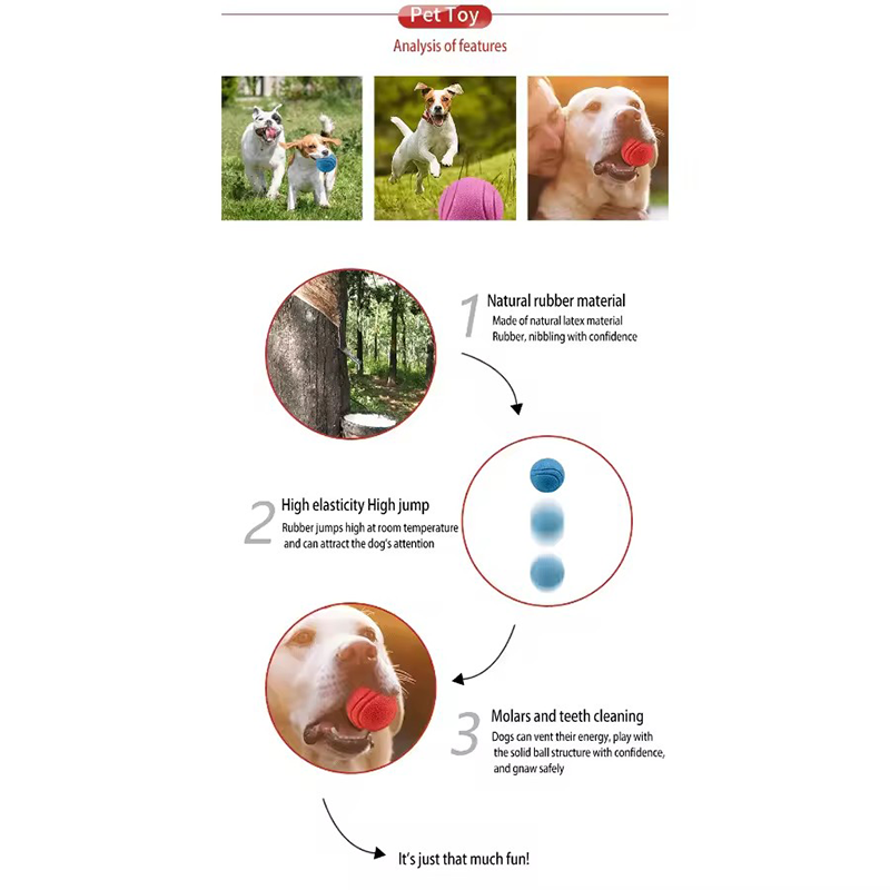 丈夫なゴム製犬用ボール、噛むおもちゃ、噛む力の強い犬用、歯の - Indestructible Dog Chew Toy のレビューと価格