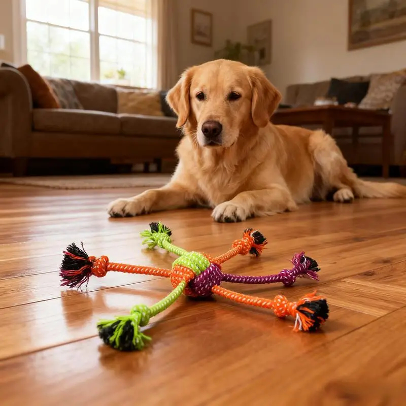 丈夫な犬用噛むおもちゃ、綿ロープ結び目ボール、攻撃的な噛み癖 - Dog Rope Toy Aggressive Chewers のレビューと価格