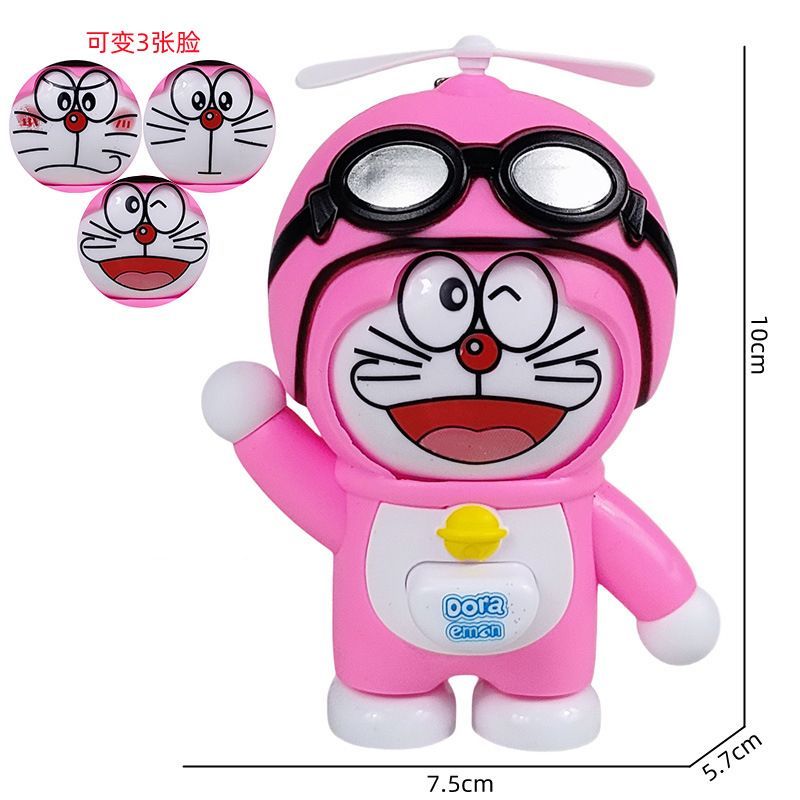 ドラえもん 変顔人形 プレス変形フィギュア おもちゃ ブルー - Cat Toys のレビューと価格