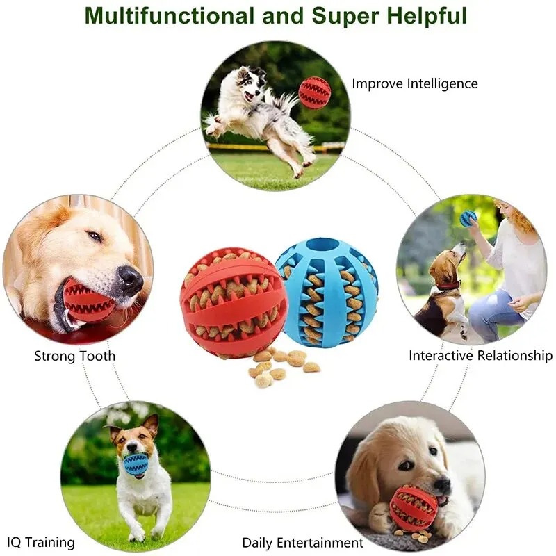 1個入り犬用おやつボール、インタラクティブフードディスペンシ - Rubber Treat Dispensing Dog Toy のレビューと価格
