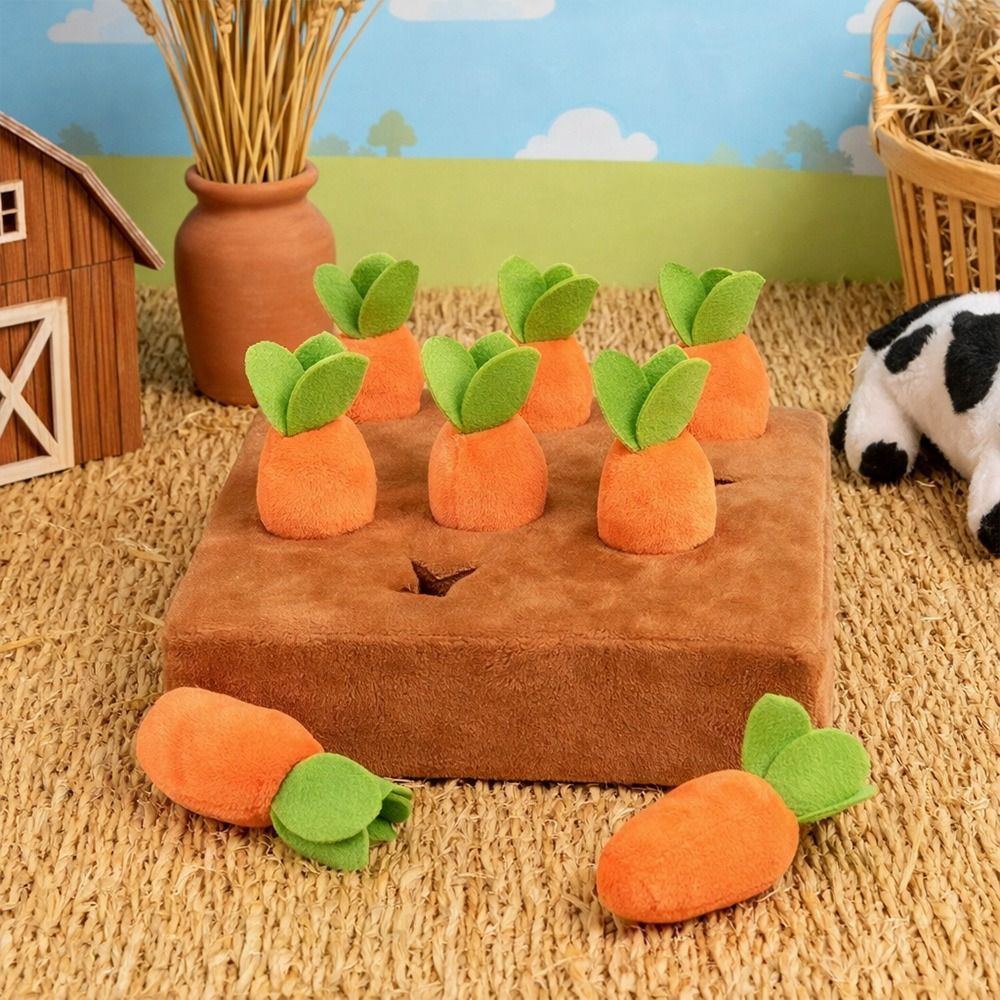 ストレス解消用キャロットスナッフルマット、取り外し可能なキャ - Dog Puzzle Feeder Toy のレビューと価格