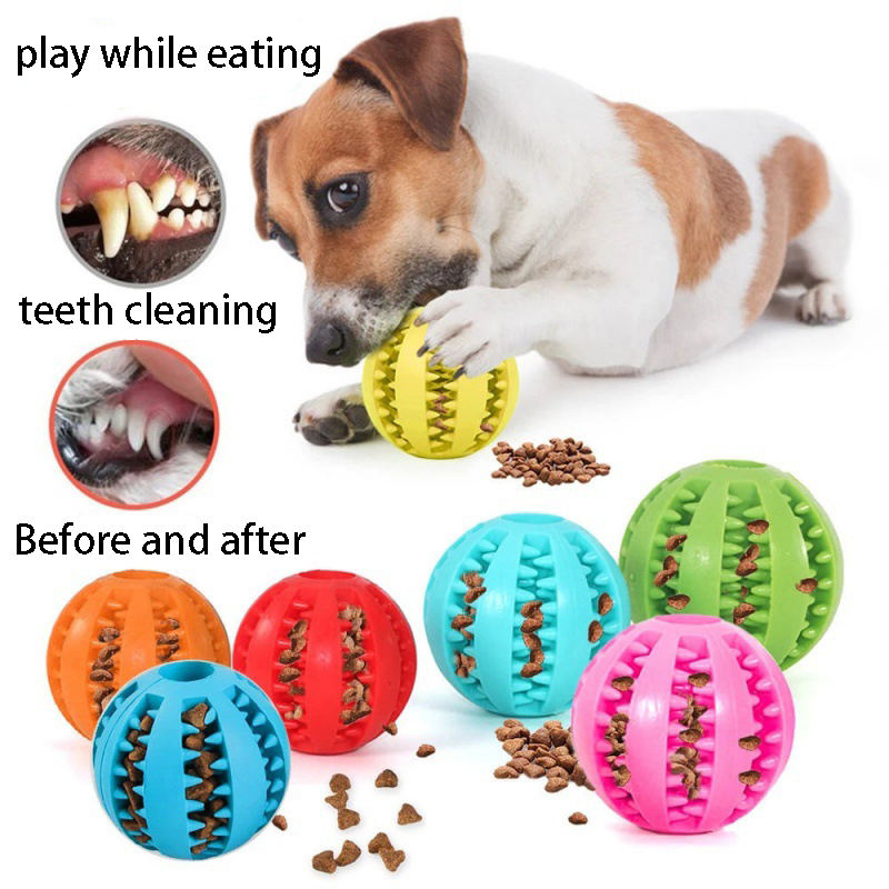 インタラクティブな犬用おもちゃボール、ゴム製噛み付きおもちゃ - Rubber Treat Dispensing Dog Toy のレビューと価格