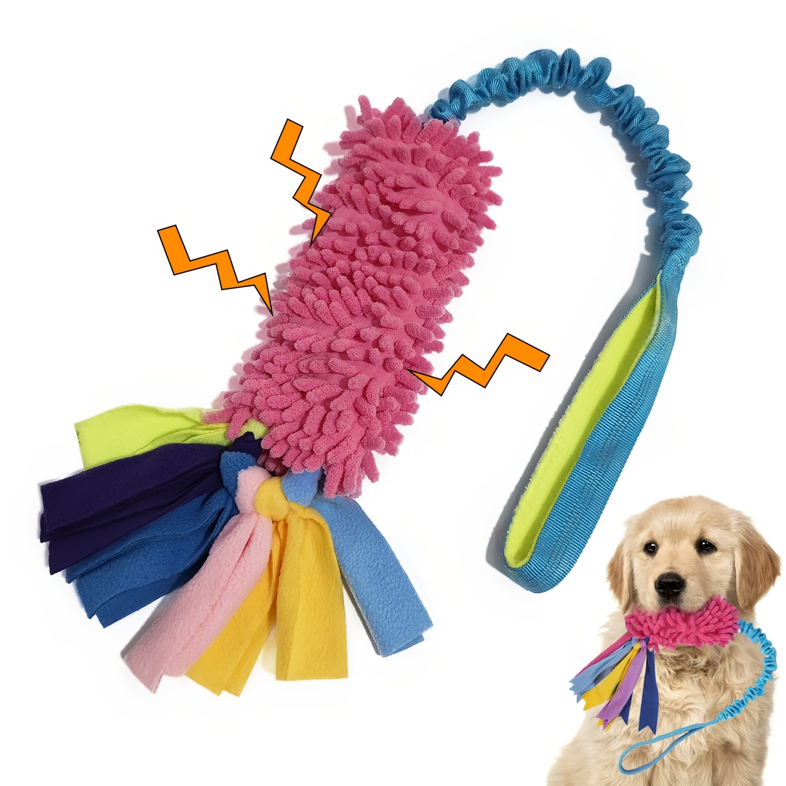 噛むのが大好きな犬用丈夫なおもちゃ - 頑丈なハンドル付き柔 - Dog Rope Toy Aggressive Chewers のレビューと価格