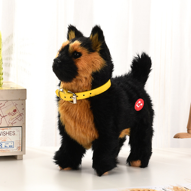 子犬のためのインタラクティブな電子ぬいぐるみロボット,サウン - Interactive Squeaky Plush Dog Toy のレビューと価格