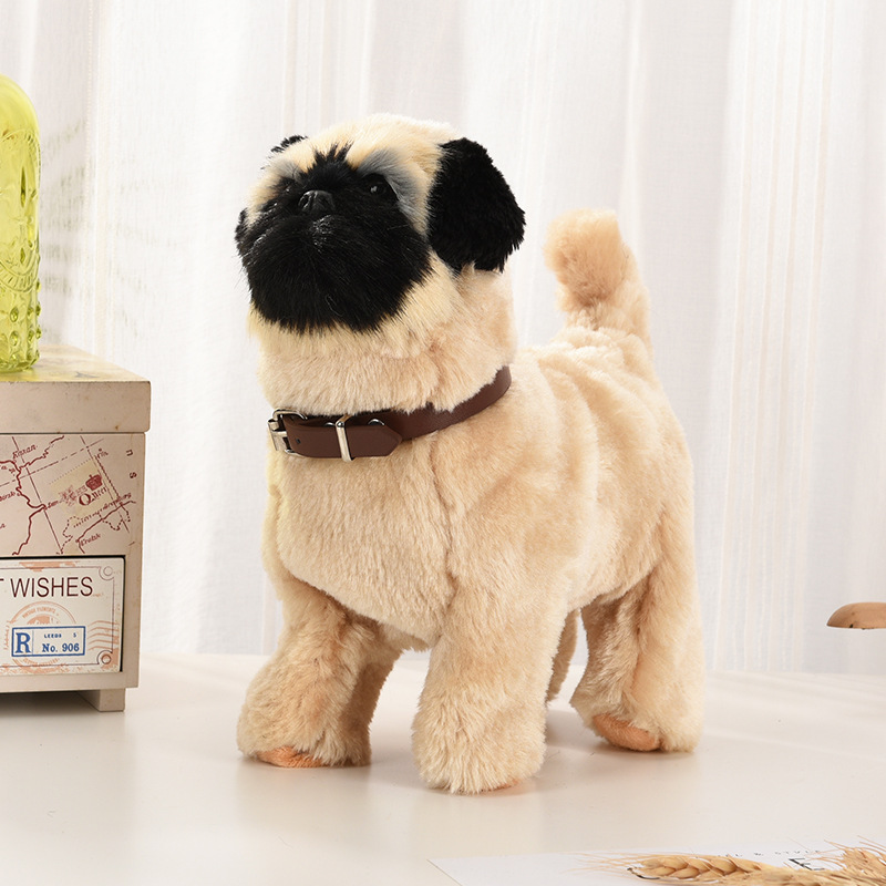 子犬のためのインタラクティブな電子ぬいぐるみロボット,サウン - Interactive Squeaky Plush Dog Toy のレビューと価格