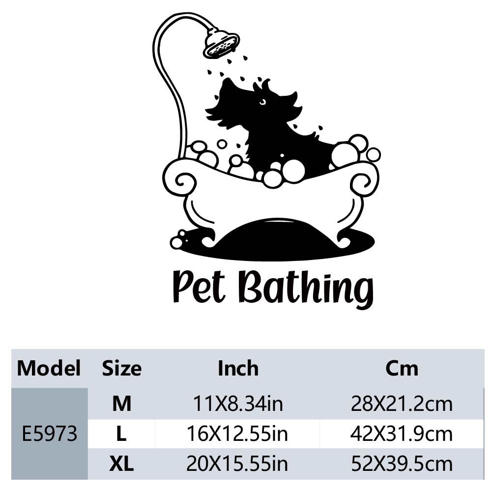 1PC クリエイティブペットグルーミングカスタムテキストデカ - Pet Grooming のレビューと価格