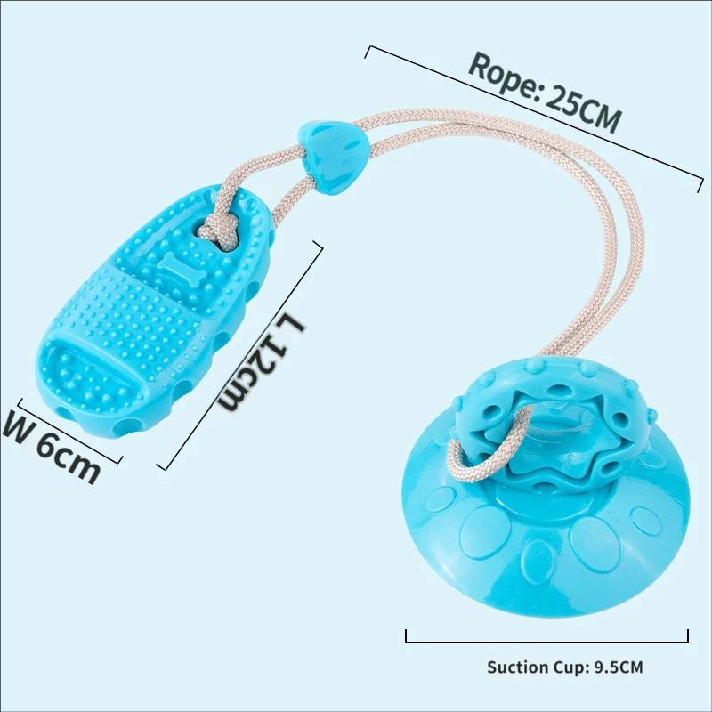 吸盤付き犬用引っ張りおもちゃ、インタラクティブなプルロープ、 - Suction Cup Dog Tug Toy のレビューと価格