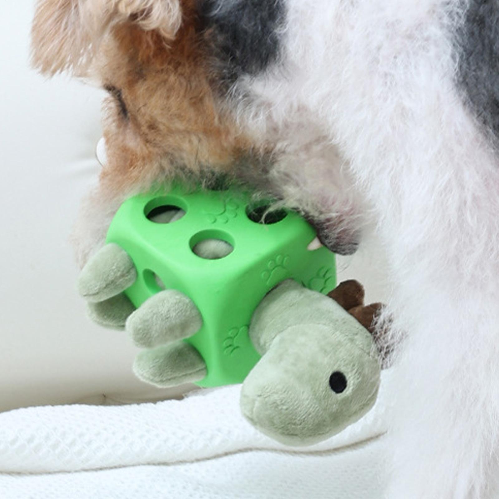 インタラクティブな犬用おもちゃ、知育玩具、鳴き笛付き動物型ガ - Rubber Treat Dispensing Dog Toy のレビューと価格