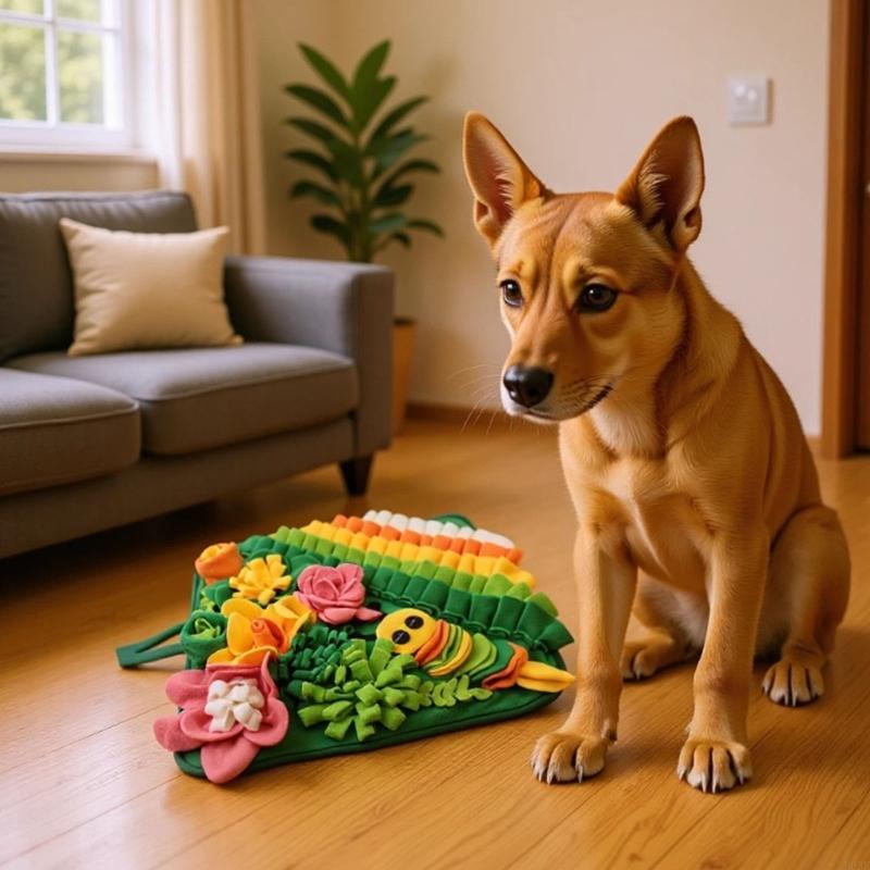 犬スナッフルマットおやつ調剤マット犬用インタラクティブパズル - Snuffle Mat For Dogs のレビューと価格