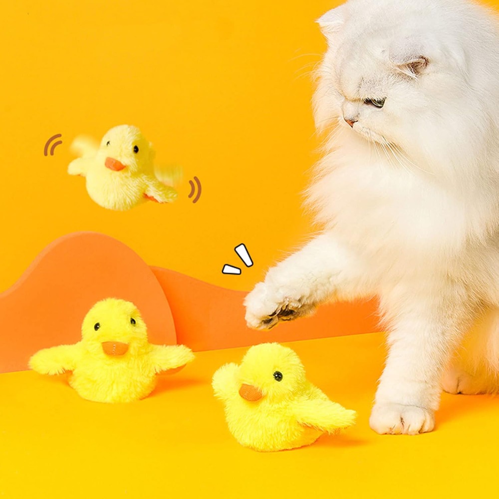 電動アヒル猫用おもちゃ　インタラクティブぬいぐるみキッカー　 - Catnip Interactive Plush Mouse のレビューと価格