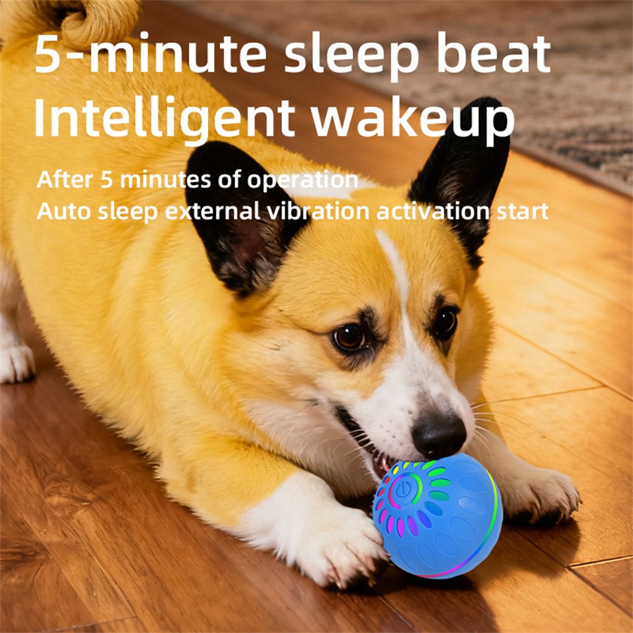 インタラクティブスマートドッグトイボール - USB自動移動 - Automatic Moving Dog Ball のレビューと価格