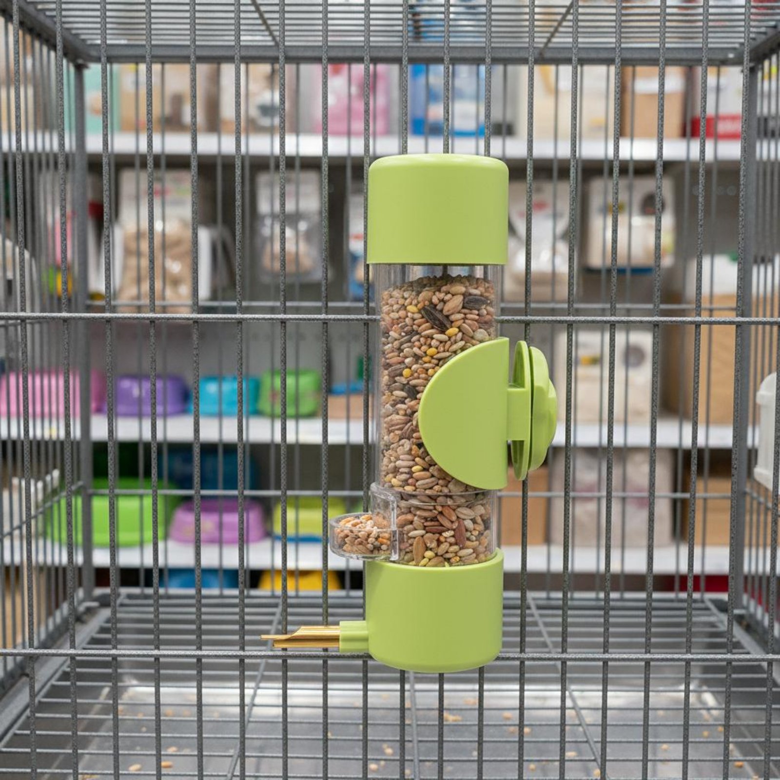 種子分離フィーダー 飛沫防止 終わらないように汚れにくい鳥用 - Pet Feeders のレビューと価格