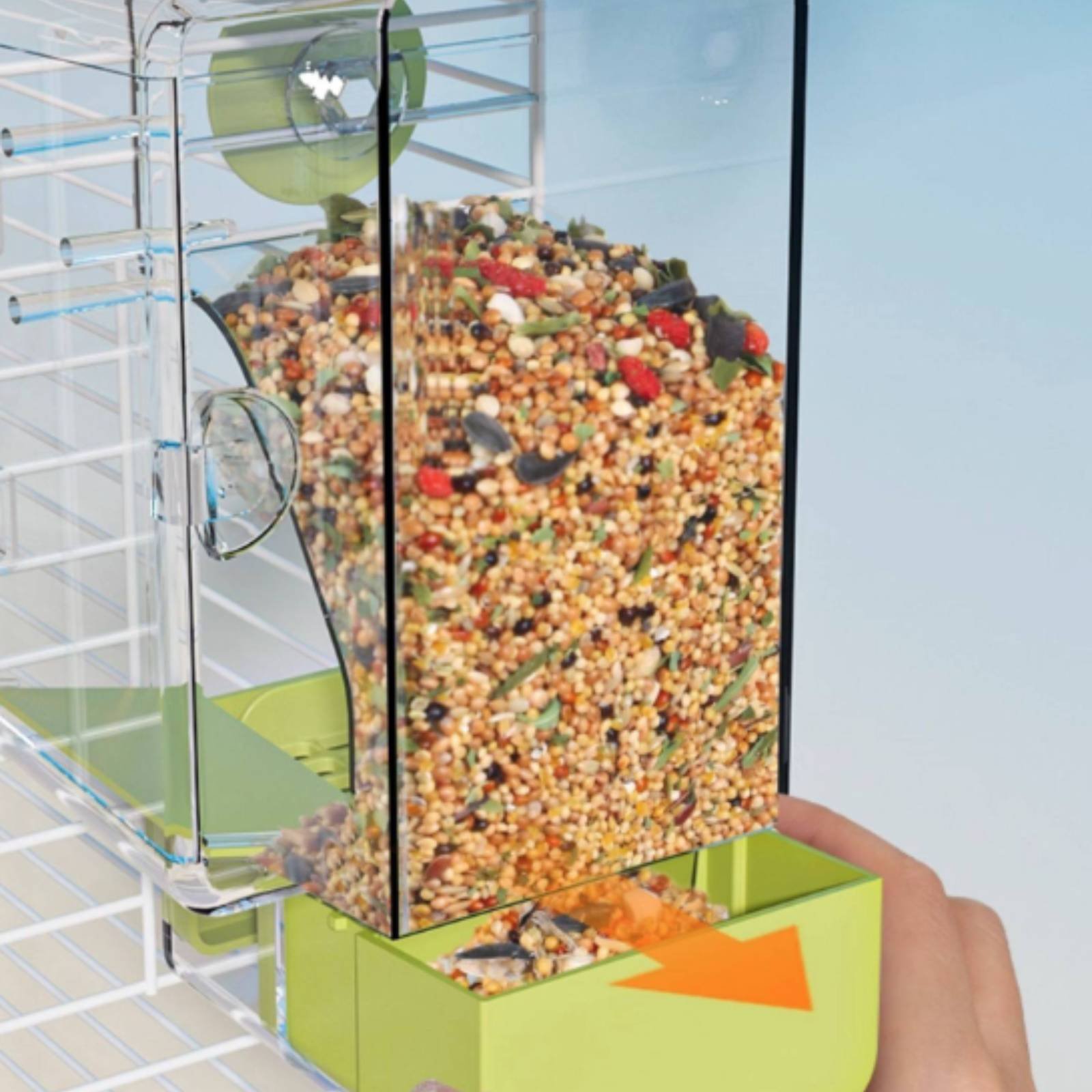 種子分離フィーダー 飛沫防止 終わらないように汚れにくい鳥用 - Pet Feeders のレビューと価格