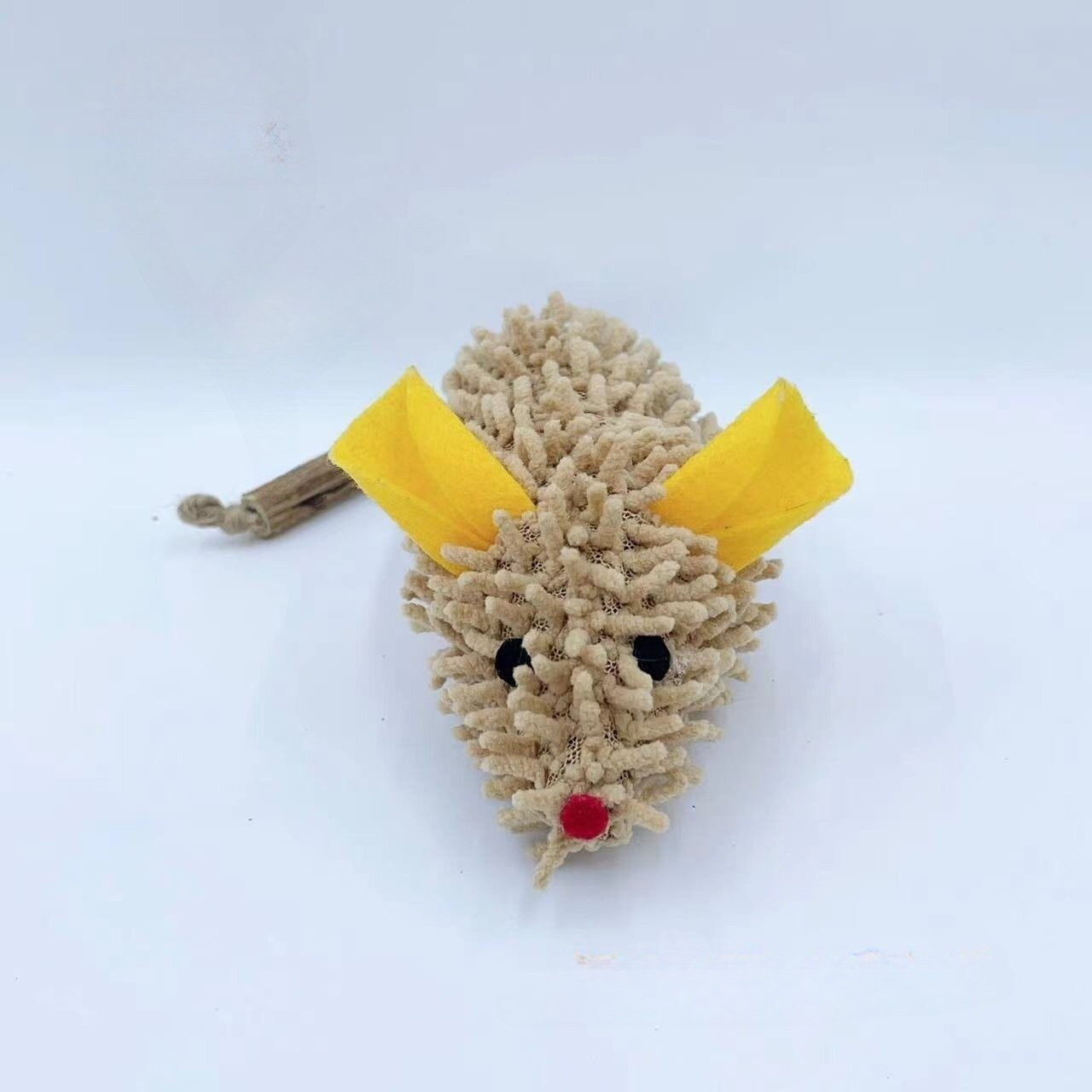 大きなネズミの猫のおもちゃ、キャットニップシミュレーション、 - Catnip Interactive Plush Mouse のレビューと価格