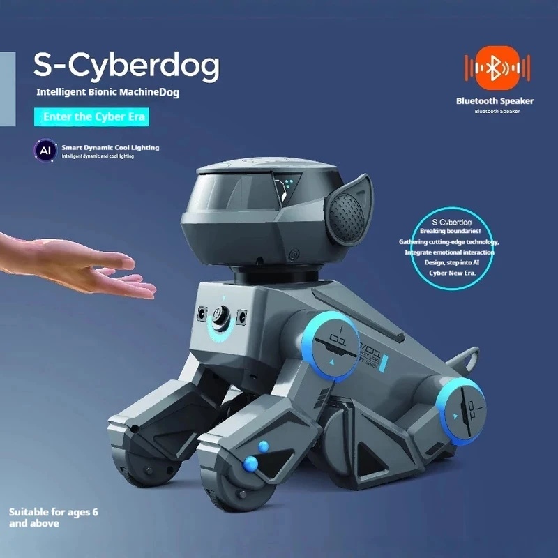 AIスマートロボット犬 ジェスチャータッチリモコン ブルート - Dog Toys のレビューと価格