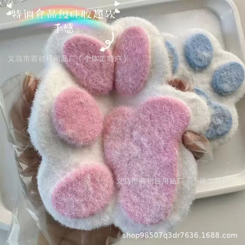 大型シリコン製猫の足型スクイーズ玩具 ストレス解消 減圧 面 - Cat Toys のレビューと価格